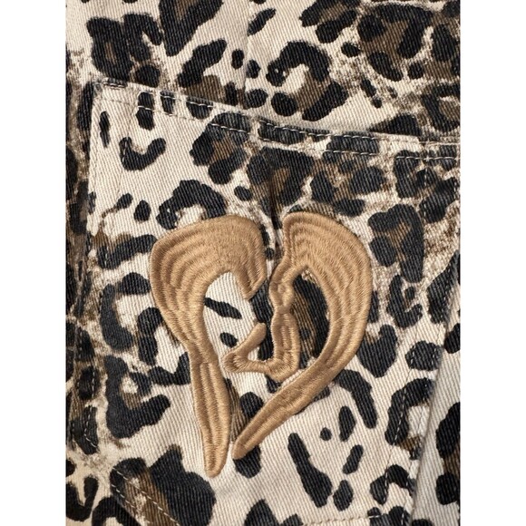 Aelfric Eden Leopard Jeans Size 34 Unisex Sizing Wide Leg - Picture 15 of 16